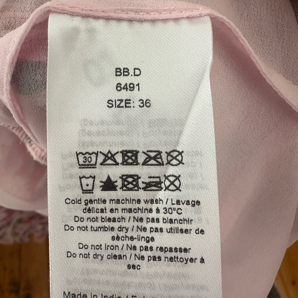 Ganni Georgette Pink midi dress - Picture 4 of 4